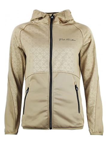 Peak Mountain Fleece vest "Amon" beige
