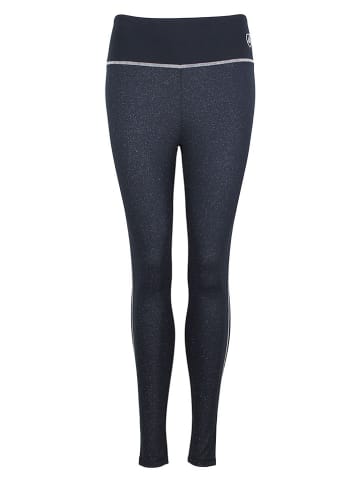 Peak Mountain Legginsy sportowe "Ashine" w kolorze czarnym