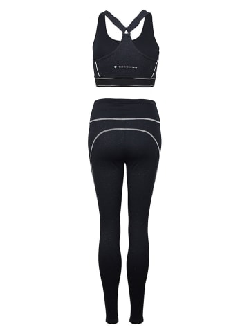 Peak Mountain 2tlg. Trainingsoutfit "Asun" in Schwarz
