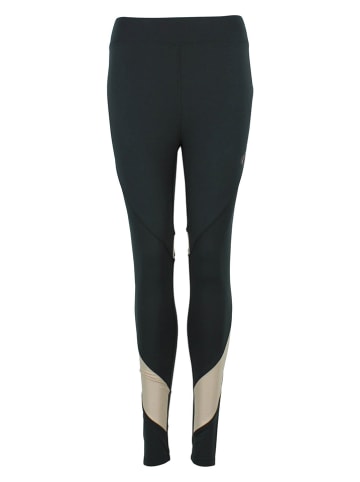 Peak Mountain Legginsy sportowe "Athlete" w kolorze czarnym