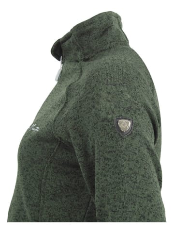 Peak Mountain Fleece vest "Ator" kaki