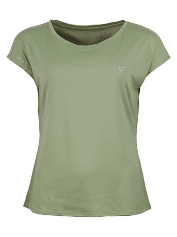 Peak Mountain Koszulka funkcyjna "Azoka" w kolorze khaki