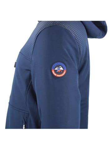 Peak Mountain Softshelljas "Cabraplus" blauw
