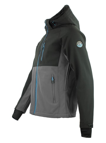 Peak Mountain Softshelljacke "Cametis" in Schwarz/ Grau