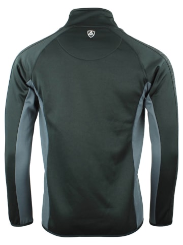 Peak Mountain Fleecejacke "Cemon" in Schwarz/ Grau
