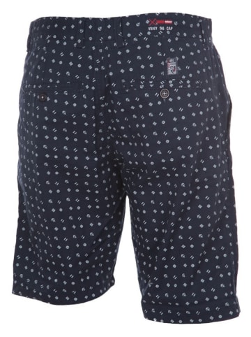 Peak Mountain Bermudy "Ceprint" w kolorze granatowym