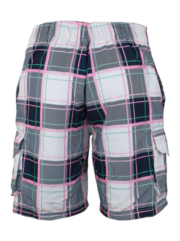 SRK Badeshorts "Clif" in Dunkelblau/ Weiß/ Rosa