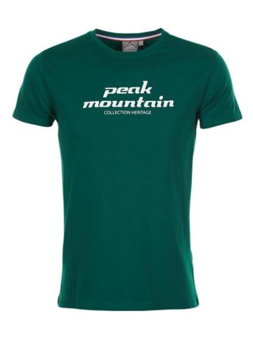 Peak Mountain Koszulka w kolorze zielonym