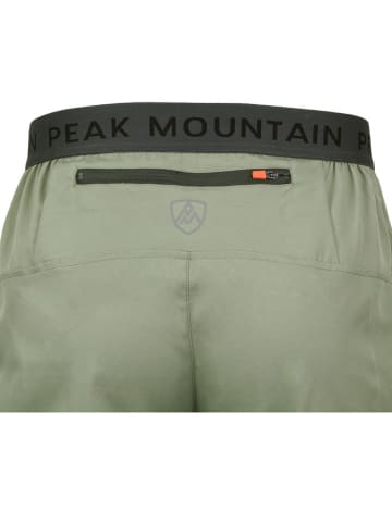 Peak Mountain Trailrunning-Shorts "Cran" in Khaki