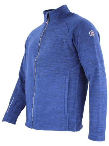 Peak Mountain Fleece vest "Croco" blauw
