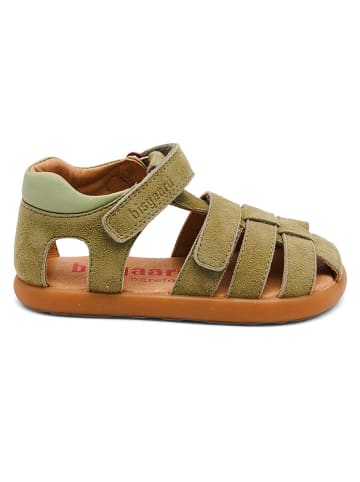 bisgaard Skórzane półsandały "Ryle" w kolorze khaki