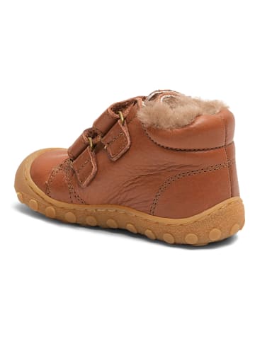 bisgaard Leder-Barfußschuhe "Hale" in Hellbraun