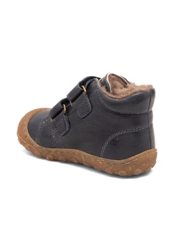 bisgaard Leder-Barfußschuhe "Hale" in Dunkelblau