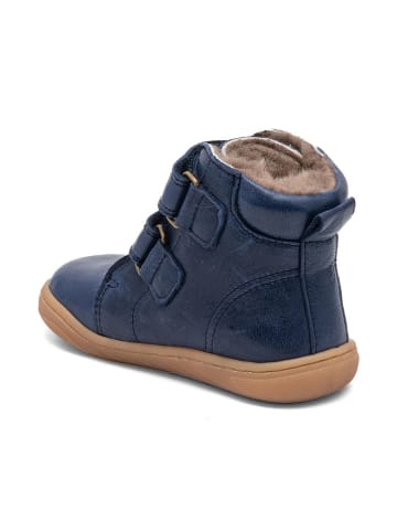 bisgaard Skórzane buty barefoot "Helmut" w kolorze niebieskim
