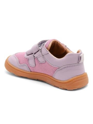 bisgaard Skórzane buty barefoot "Kylie" w kolorze fioletowym
