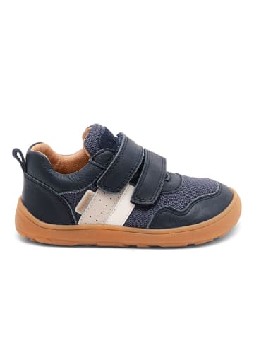bisgaard Skórzane buty barefoot "Kylie" w kolorze granatowym