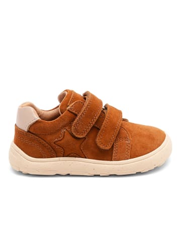 bisgaard Skórzane buty barefoot "Luna" w kolorze pomarańczowym