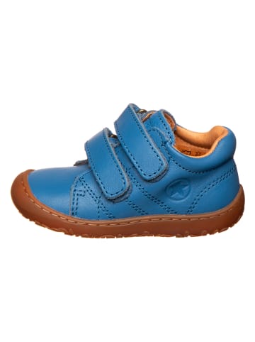 bisgaard Skórzane buty barefoot w kolorze niebieskim