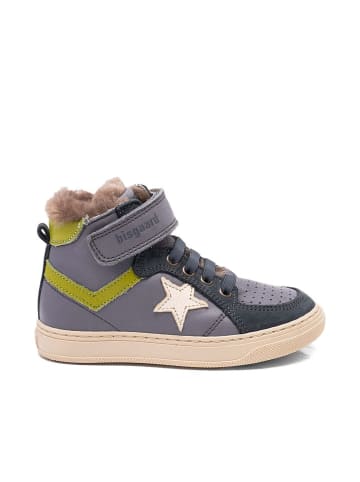 bisgaard Leder-Sneakers "Isak" in Grau