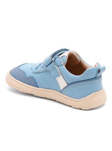 bisgaard Skórzane buty barefoot "Bill" w kolorze błękitnym