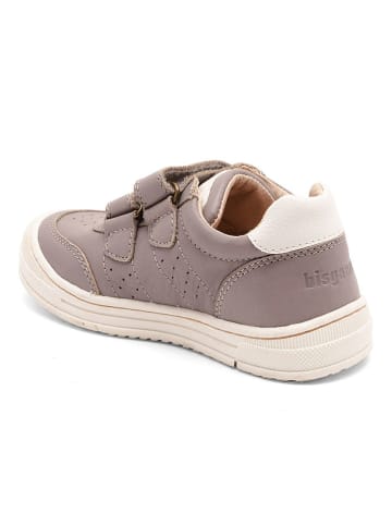 bisgaard Leder-Sneakers "Peter" in Grau