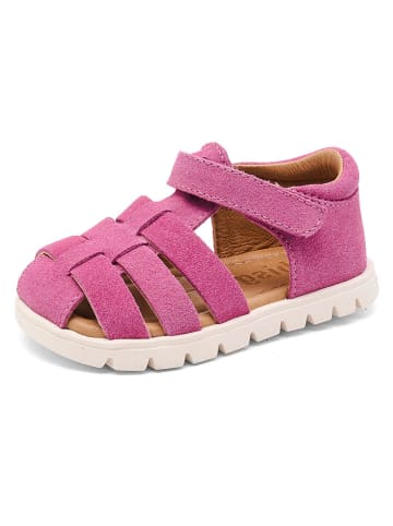 bisgaard Leder-Halbsandalen "Beka" in Lila