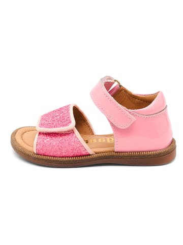 bisgaard Leder-Sandalen "Aida" in Pink