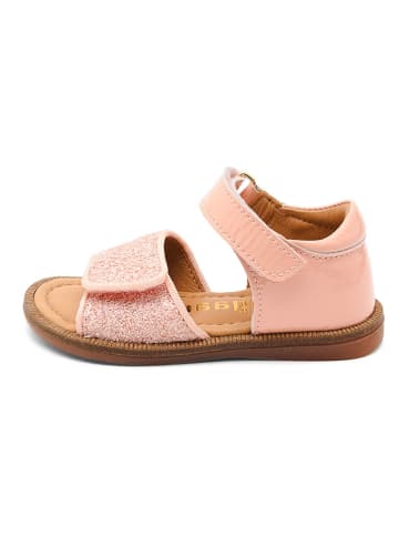 bisgaard Leder-Sandalen "Aida" in Rosa
