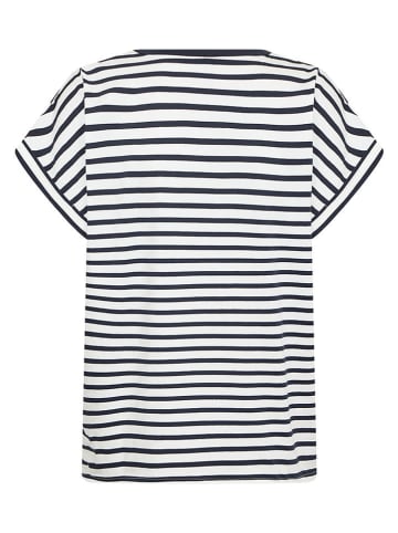 soyaconcept Shirt "Rina" wit/donkerblauw