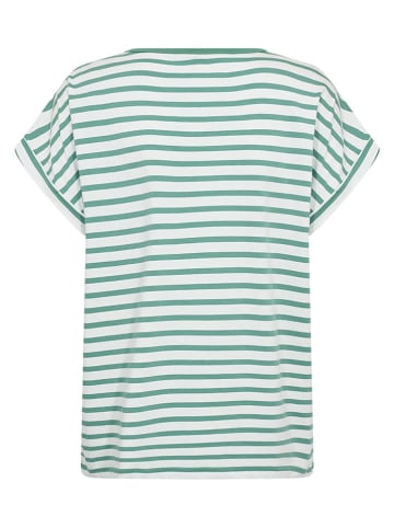 soyaconcept Shirt "Rina" in Weiß/ Grün