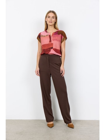 soyaconcept Blouse "Catania" lichtroze/camel