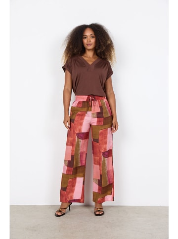 soyaconcept Broek "Catania" lichtroze/camel