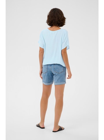Kaffe Bluse in Hellblau