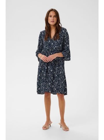 Kaffe Kleid in Dunkelblau