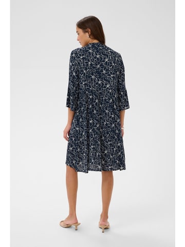 Kaffe Kleid in Dunkelblau