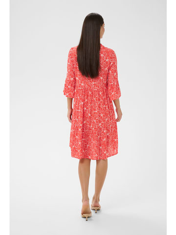 Kaffe Kleid in Koralle