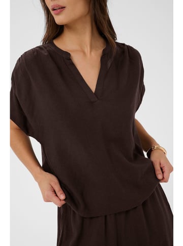 Kaffe Bluse "Milia" in Dunkelbraun