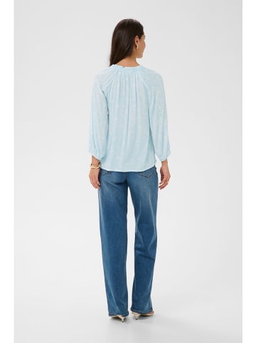 Kaffe Bluse in Hellblau