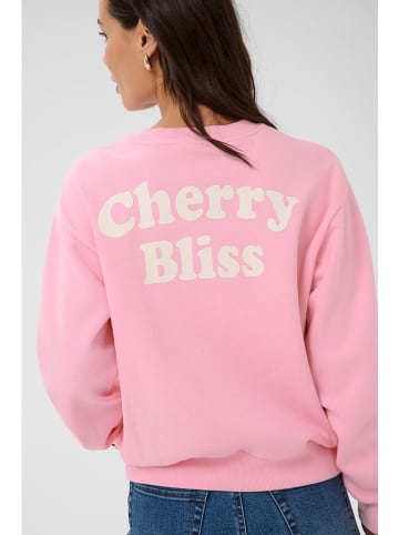 Kaffe Sweatshirt lichtroze