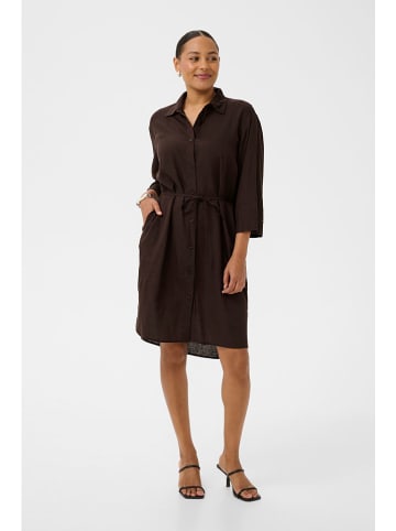 Kaffe Kleid in Dunkelbraun