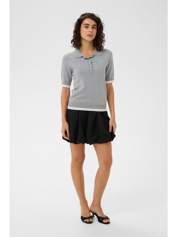Kaffe Poloshirt in Grau