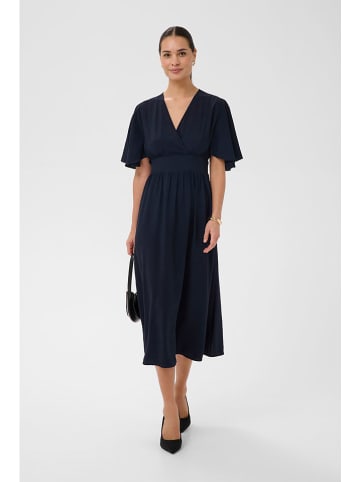 Kaffe Kleid in Dunkelblau
