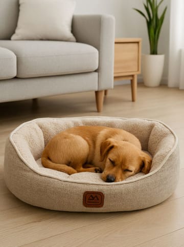 Paws&Whiskers Dierenmand "Coco" grijs/beige