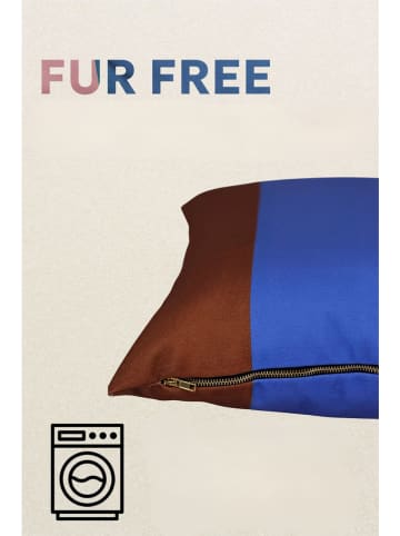 Paws&Whiskers Tierbett ''Fur Free'' in Blau/ Braun