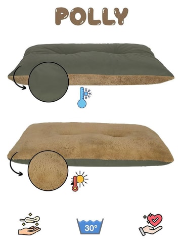 Paws&Whiskers Dierenmand "Polly" lichtbruin/kaki