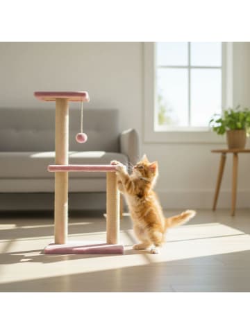 Paws&Whiskers Krabpaal lichtroze - (B)28 x (H)80 x (D)35 cm