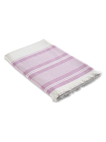 Egeria Hamamtuch "Pestemal" in Creme/ Pink