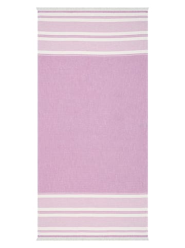 Egeria Hamamtuch "Pestemal" in Pink/ Creme