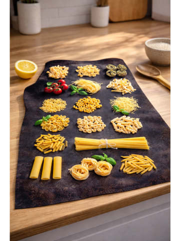 Egeria Ściereczki (2 szt.) "Pasta" w kolorze czarno-żółto-czerwonym do naczyń