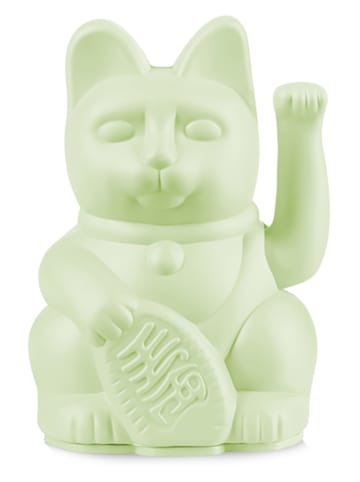 Donkey Winkekatze "Lucky Cat" in Grün - (H)10 cm